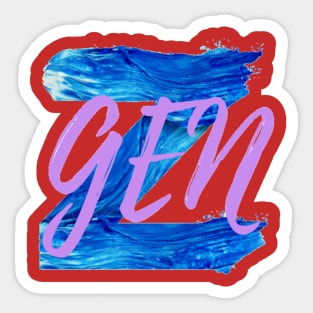 Gen Z Sticker